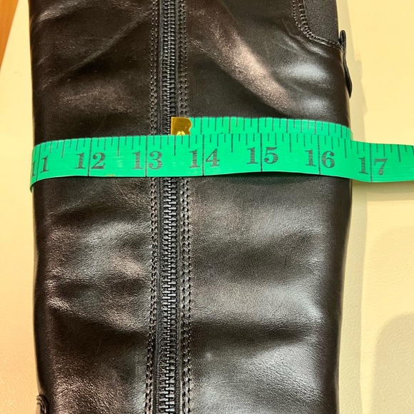 New in Box - Franco Sarto Black Leather Long Boots (US 7) * Christina - Picture 12 of 16